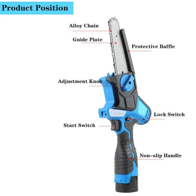 CS005N Motosierra eléctrica de 5 pulgadas